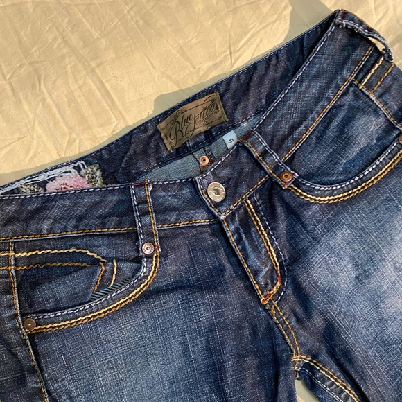 Blue Tattoo Bootcut jeans - Picture 3 of 3